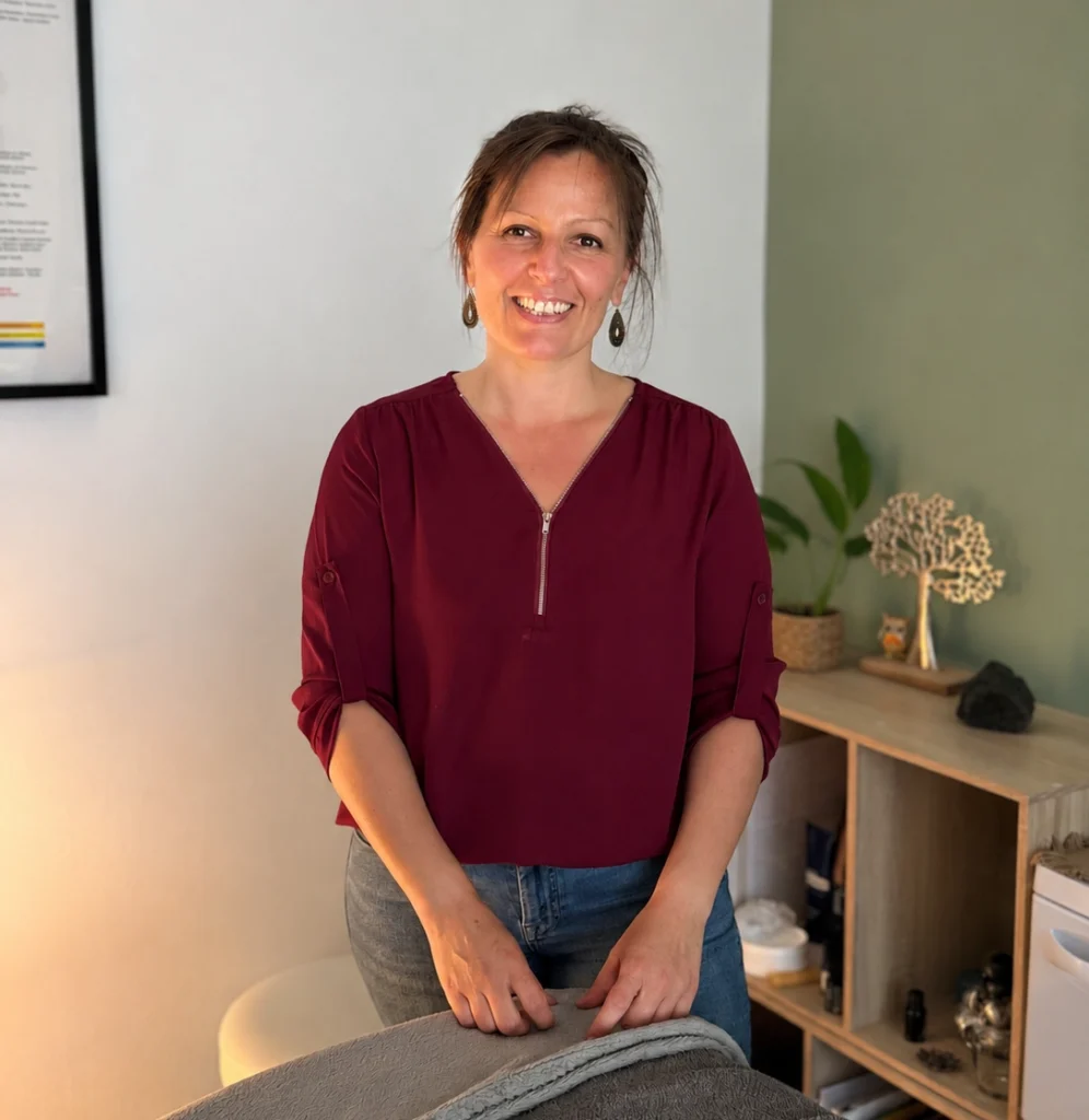 Portrait de Cécile, naturopathe au cabinet L'Essentiel à Vesoul.